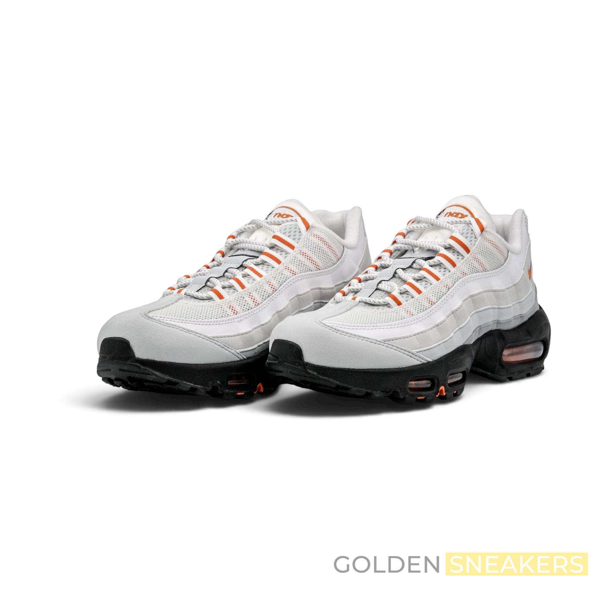 Nike Air Max 95 Wolf Grey Safety Orange Pure Platinum