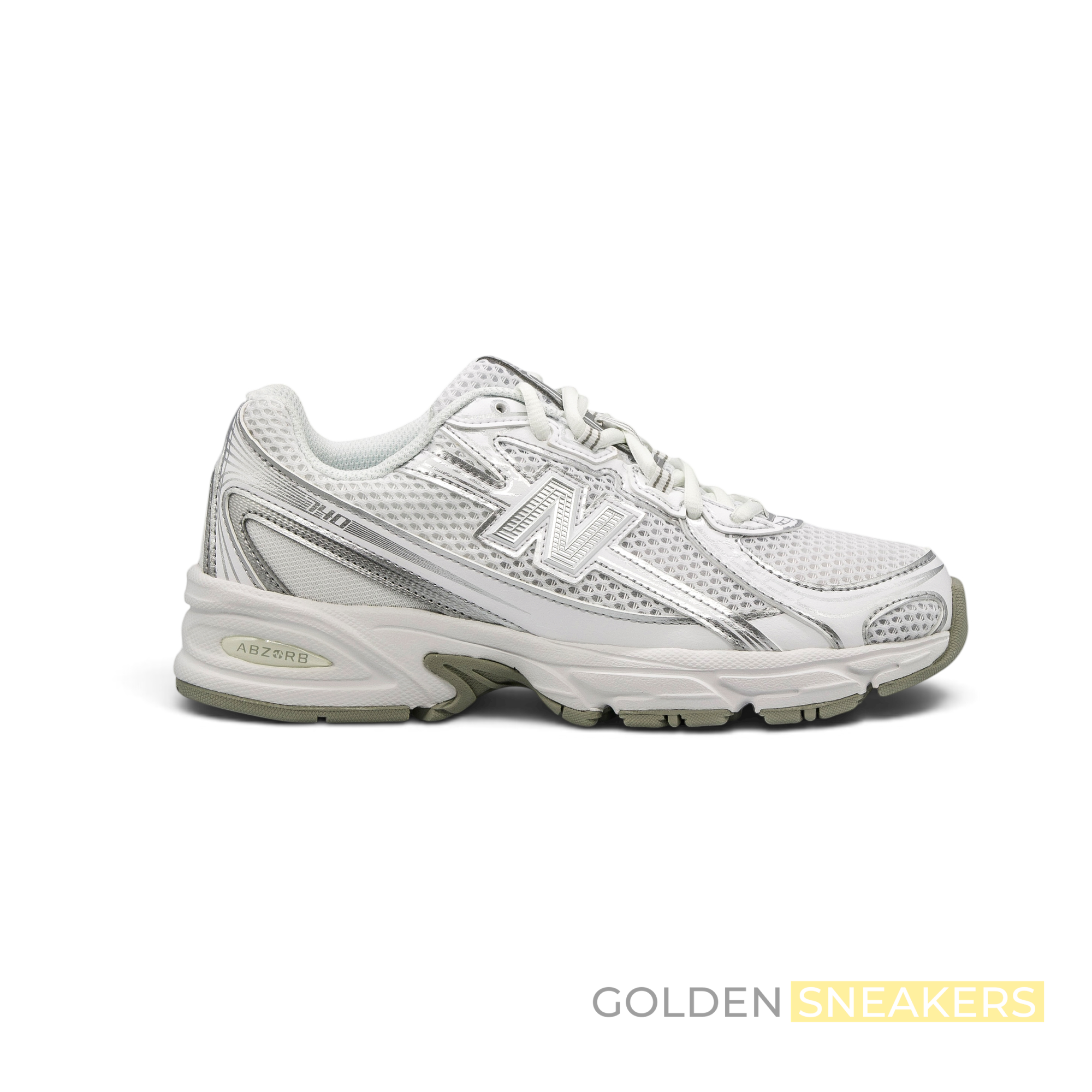 New Balance 740 White Silver