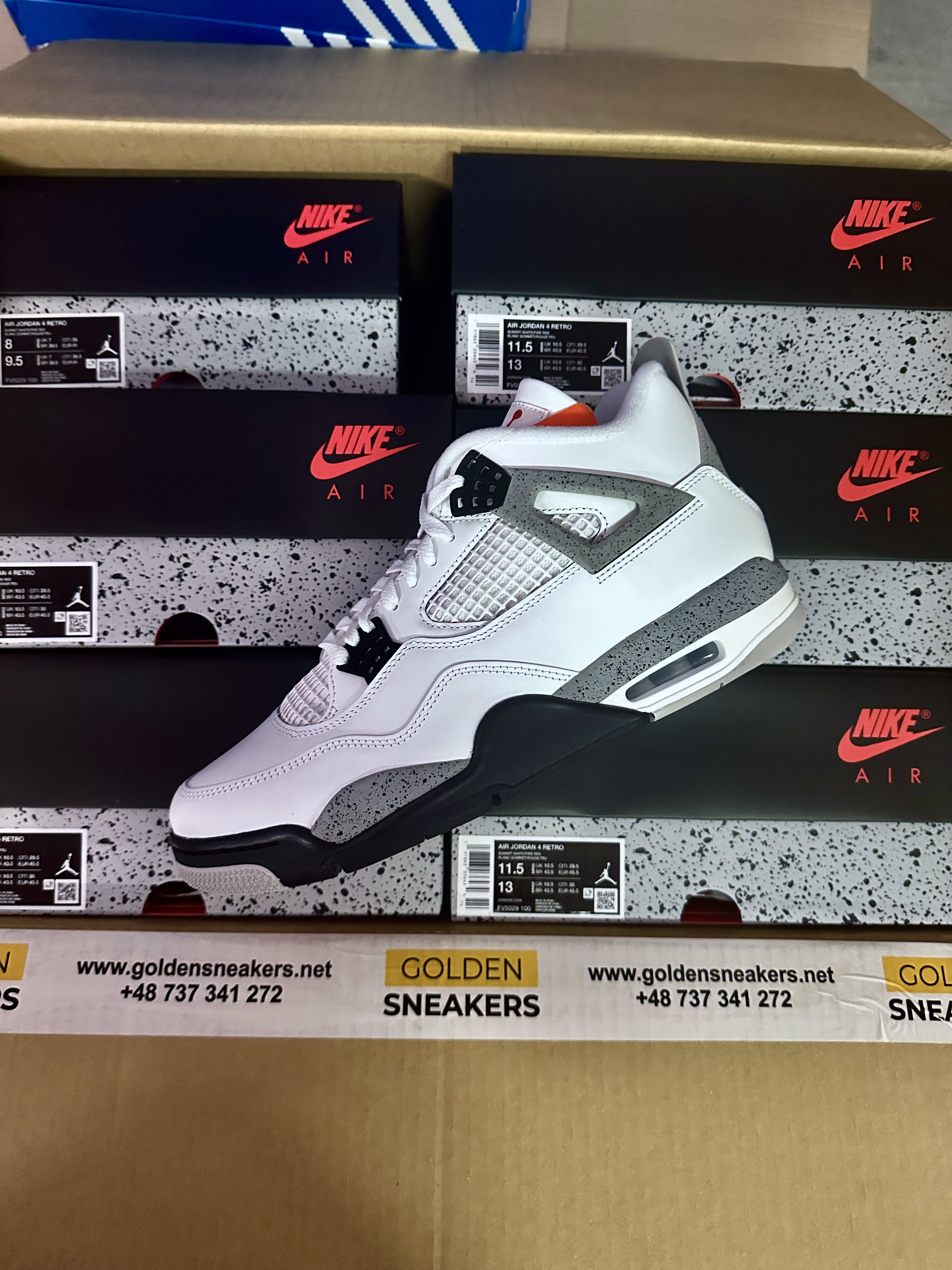 Jordan 4 Retro White Cement