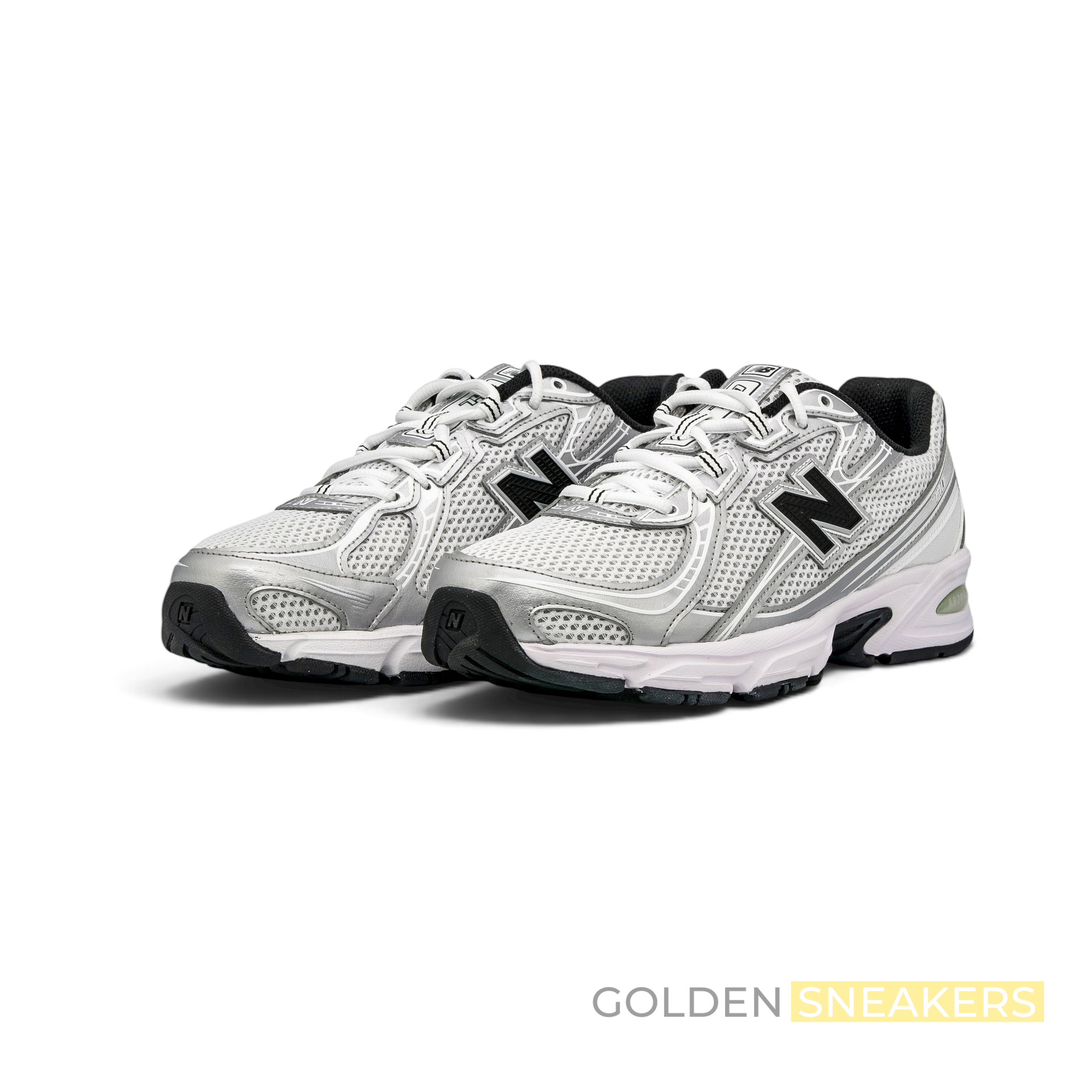 New Balance 740 White Silver Black