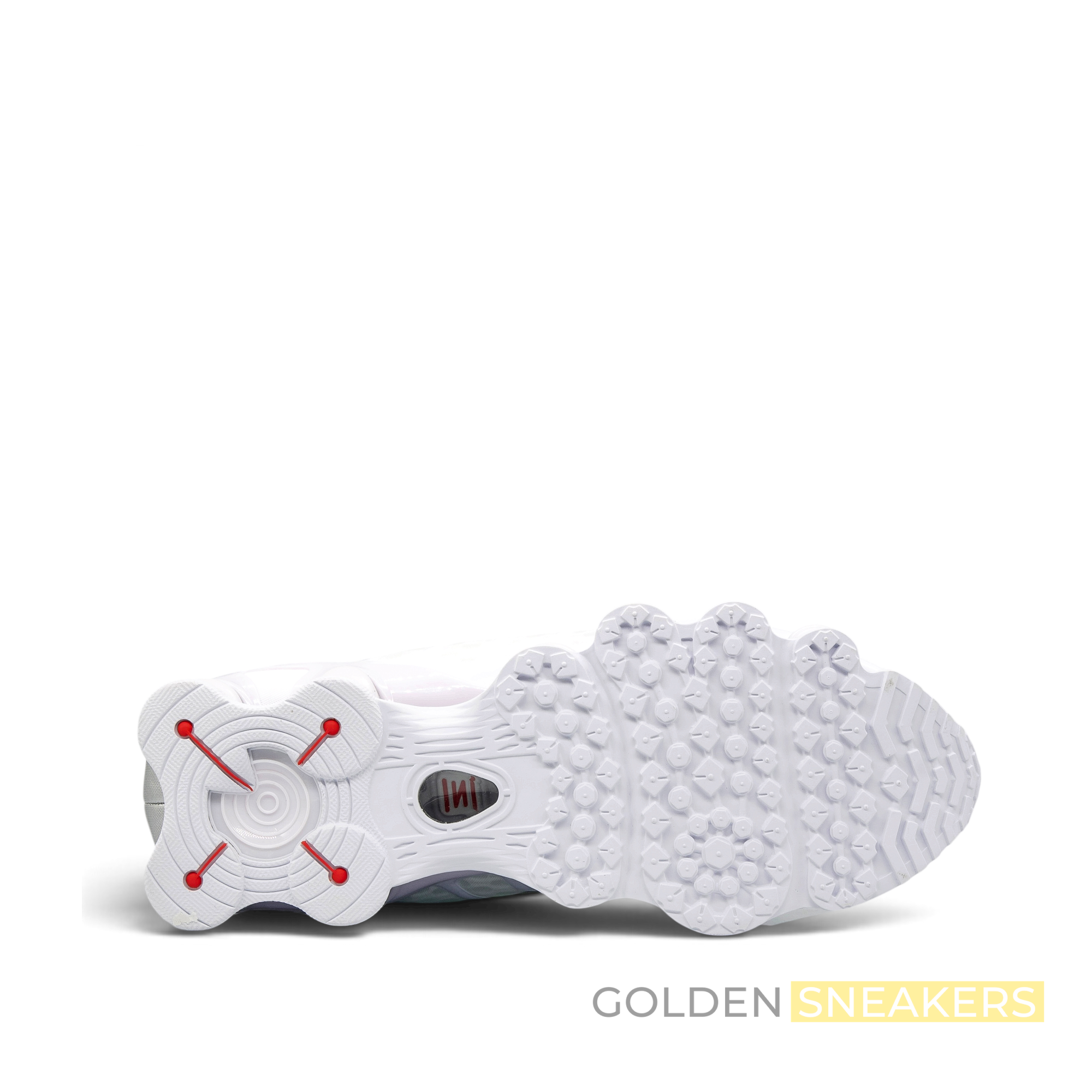 Nike Shox TL White/White/Metallic Silver