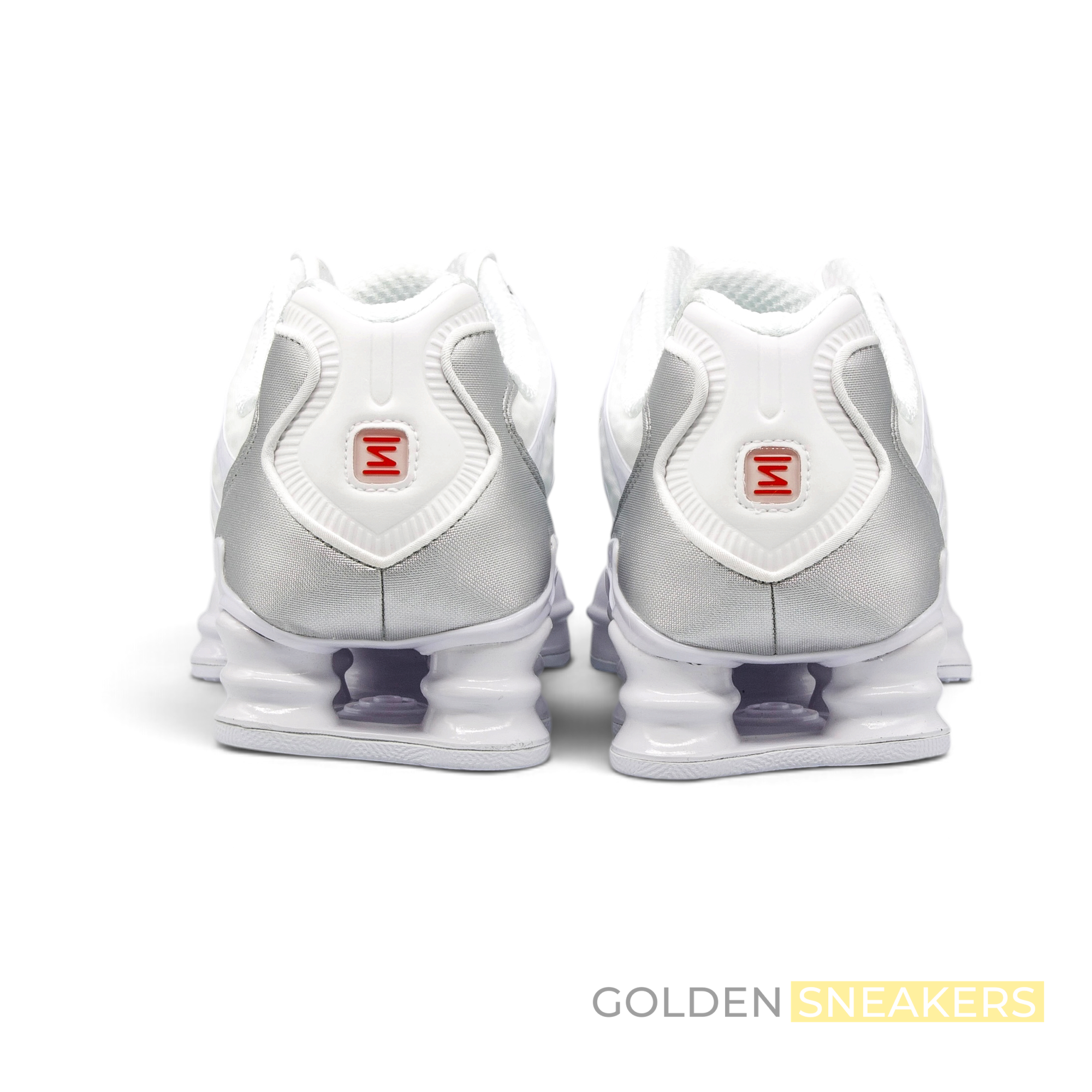 Nike Shox TL White/White/Metallic Silver