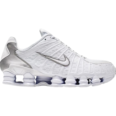 Nike Shox TL White/White/Metallic Silver