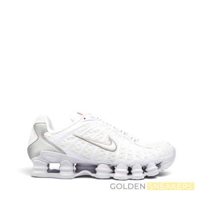 Nike Shox TL White/White/Metallic Silver