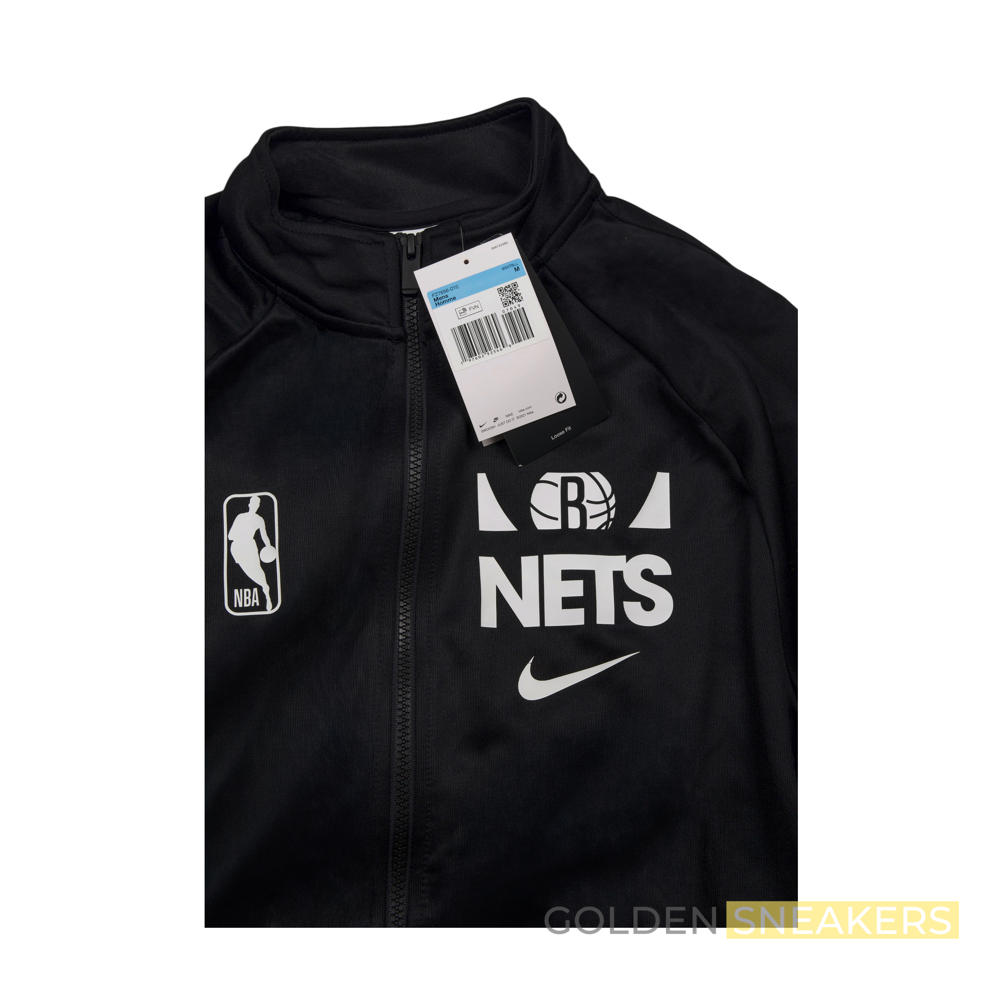 Nike Black Tracksuit Brooklyn Nets Club Courtside