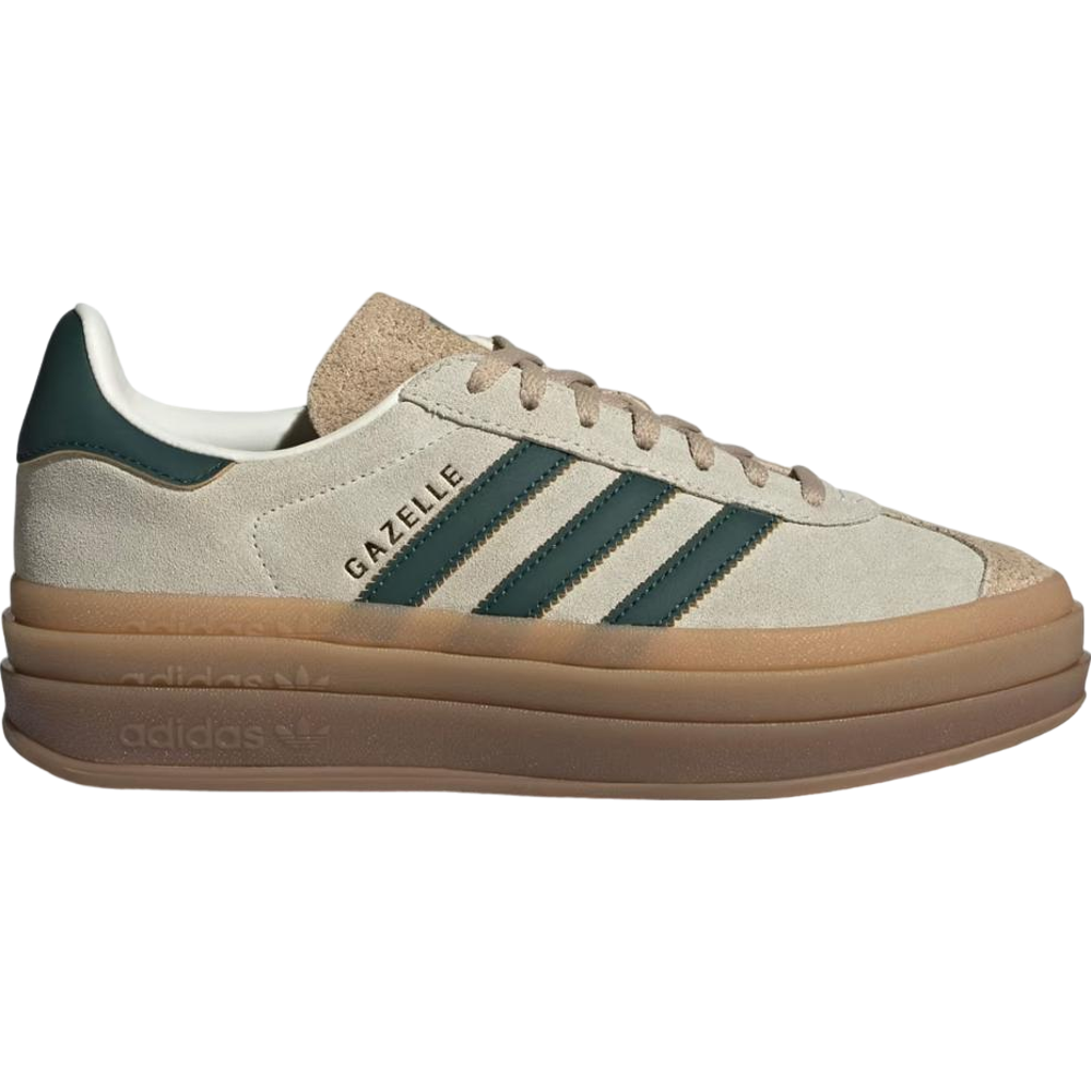 adidas Gazelle Bold Magic Beige Collegiate Green (Women's)