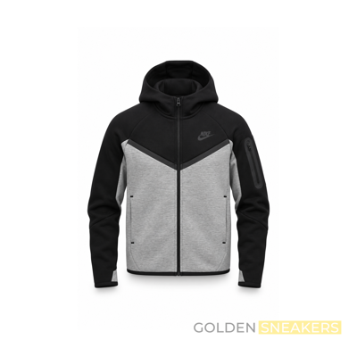 Nike Tech Fleece Zip Hoodie Black/Grey (Junior)