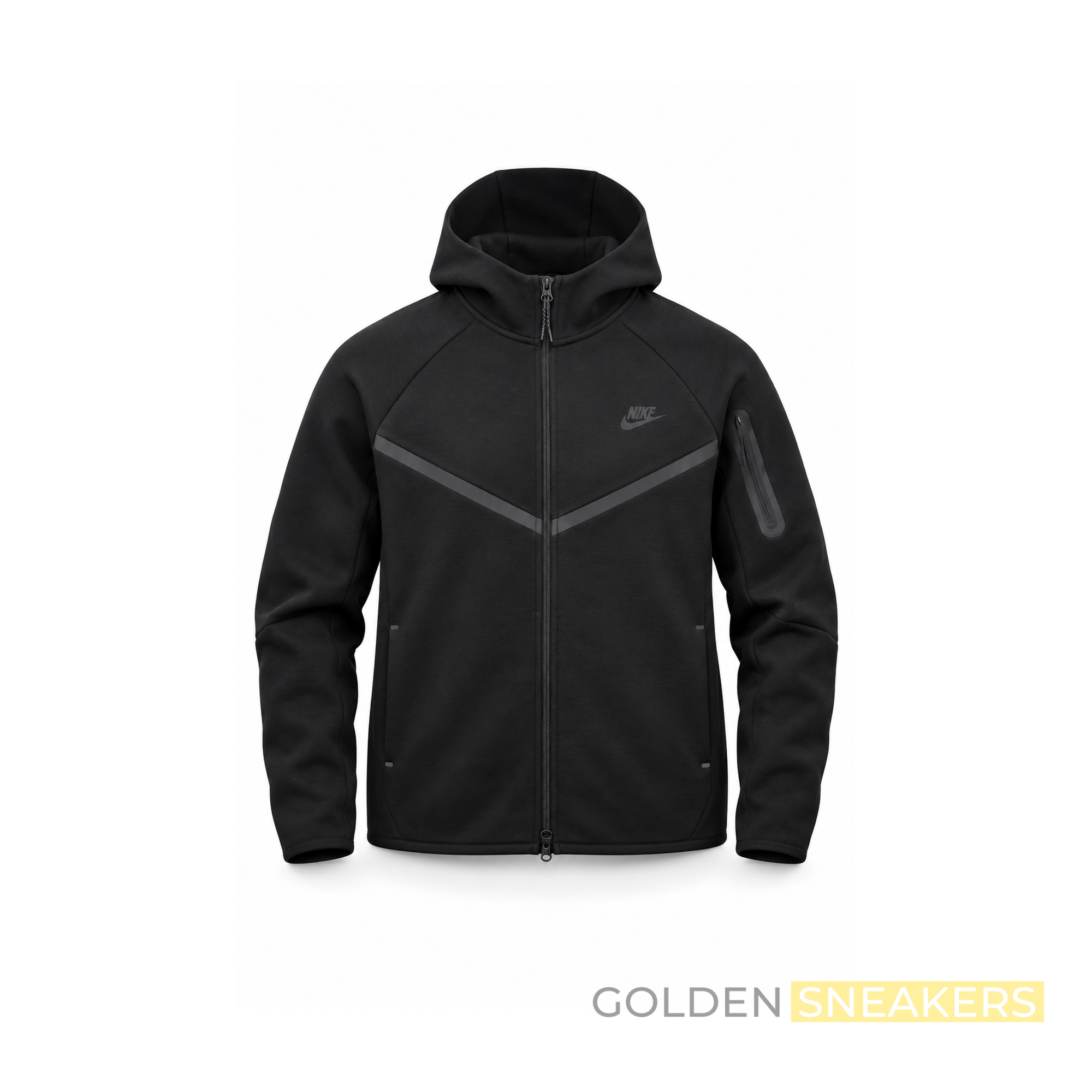 Nike Tech Fleece Black Zip Hoodie