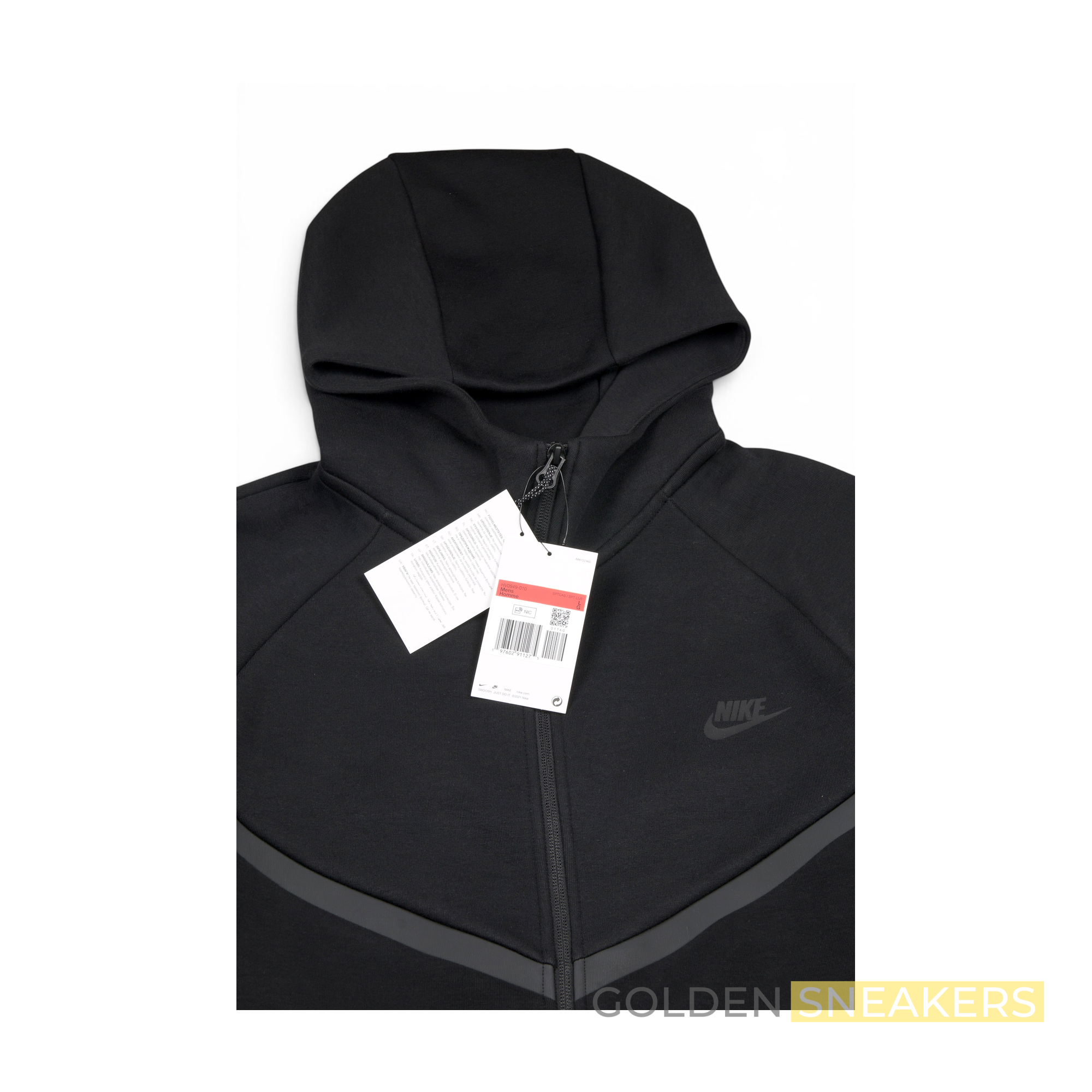 Nike Tech Fleece Black Zip Hoodie