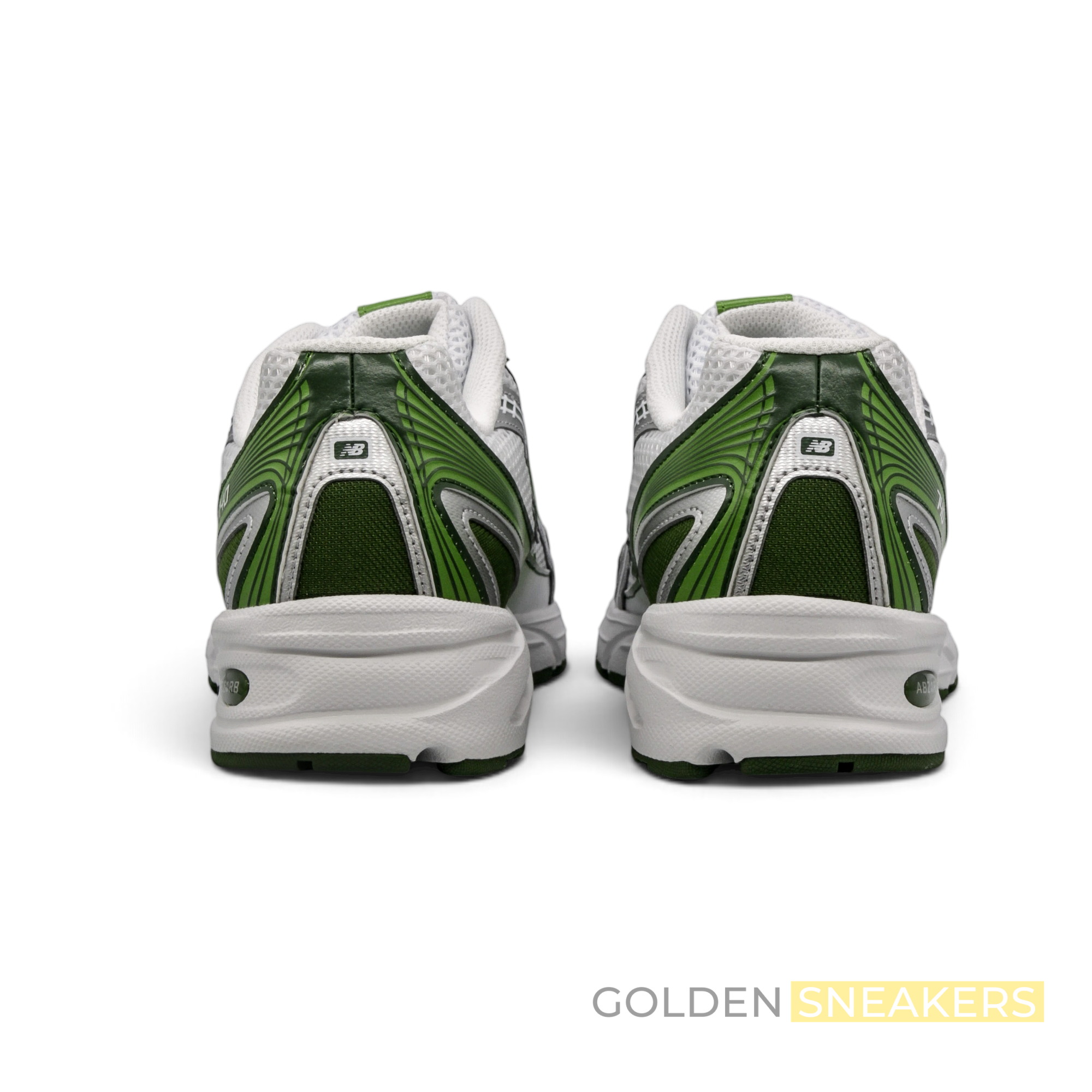 New Balance 740 V2 White Alpine Green