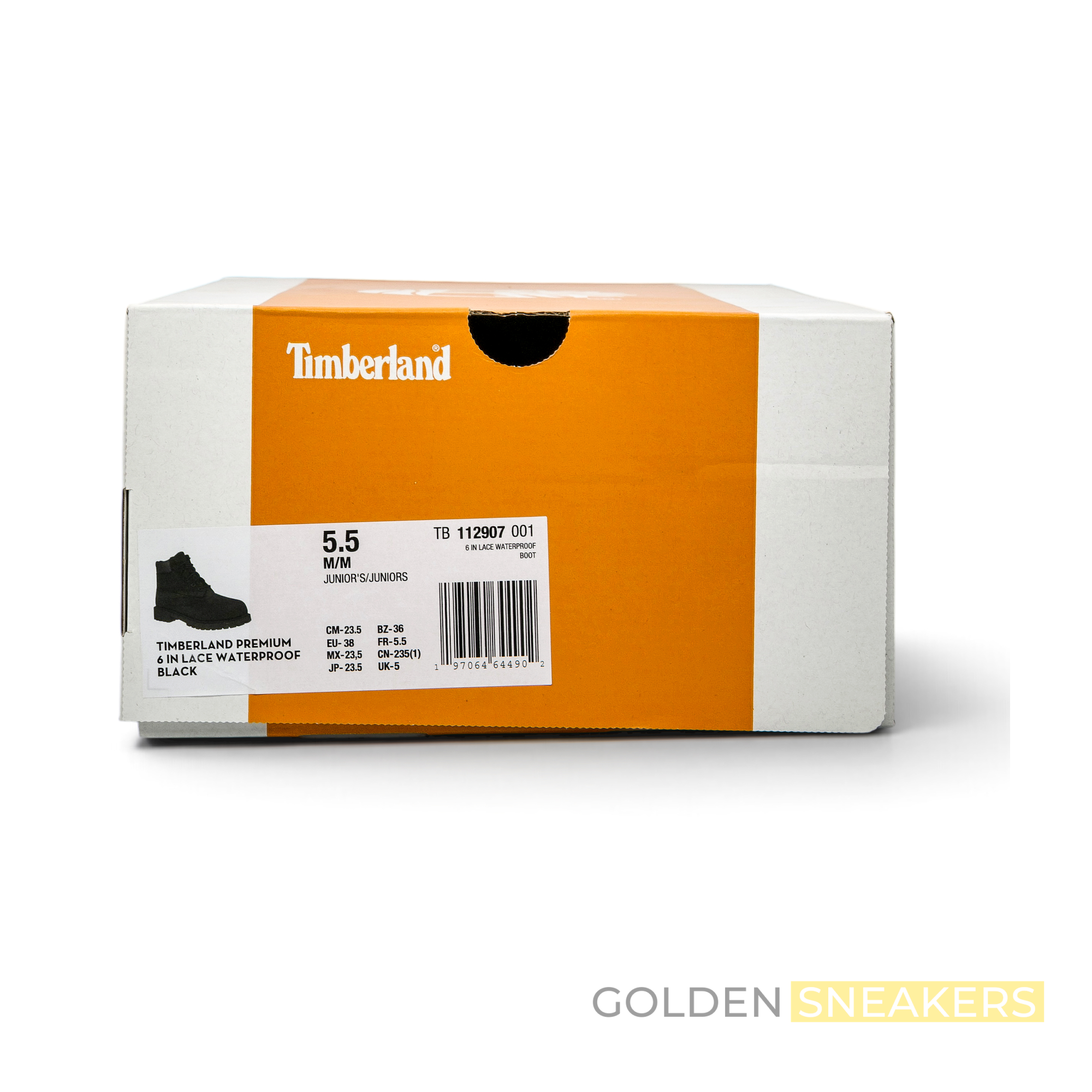 Timberland® Premium 6-Inch Waterproof Boot BLACK Junior
