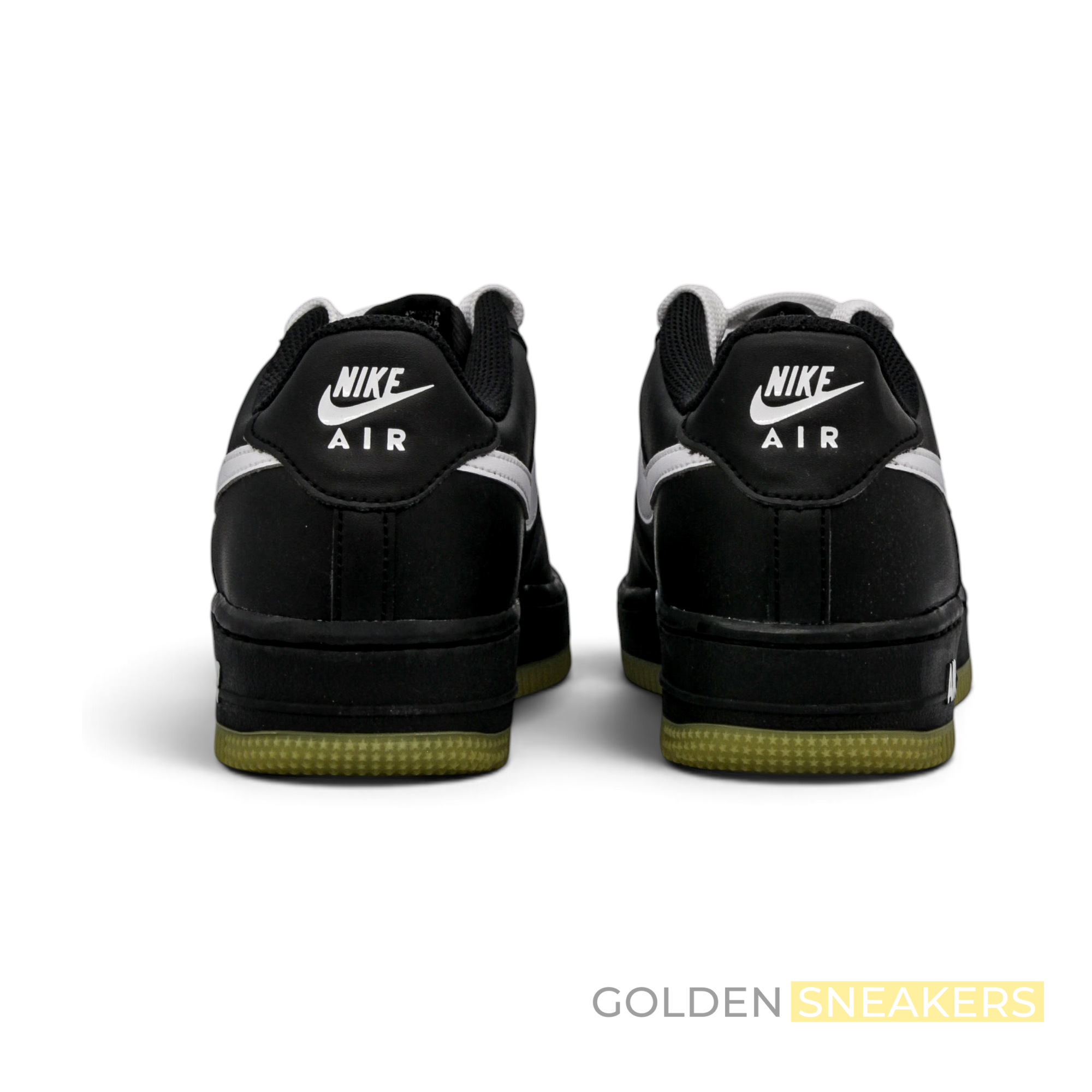 NIKE Air Force 1 LV8 Black/White/Gum (GS)