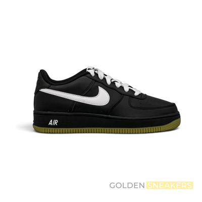NIKE Air Force 1 LV8 Black/White/Gum (GS)