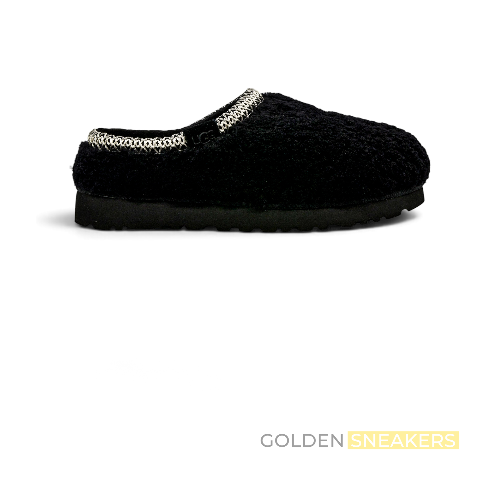 UGG Tasman Maxi Curly Slipper Black (Women's)