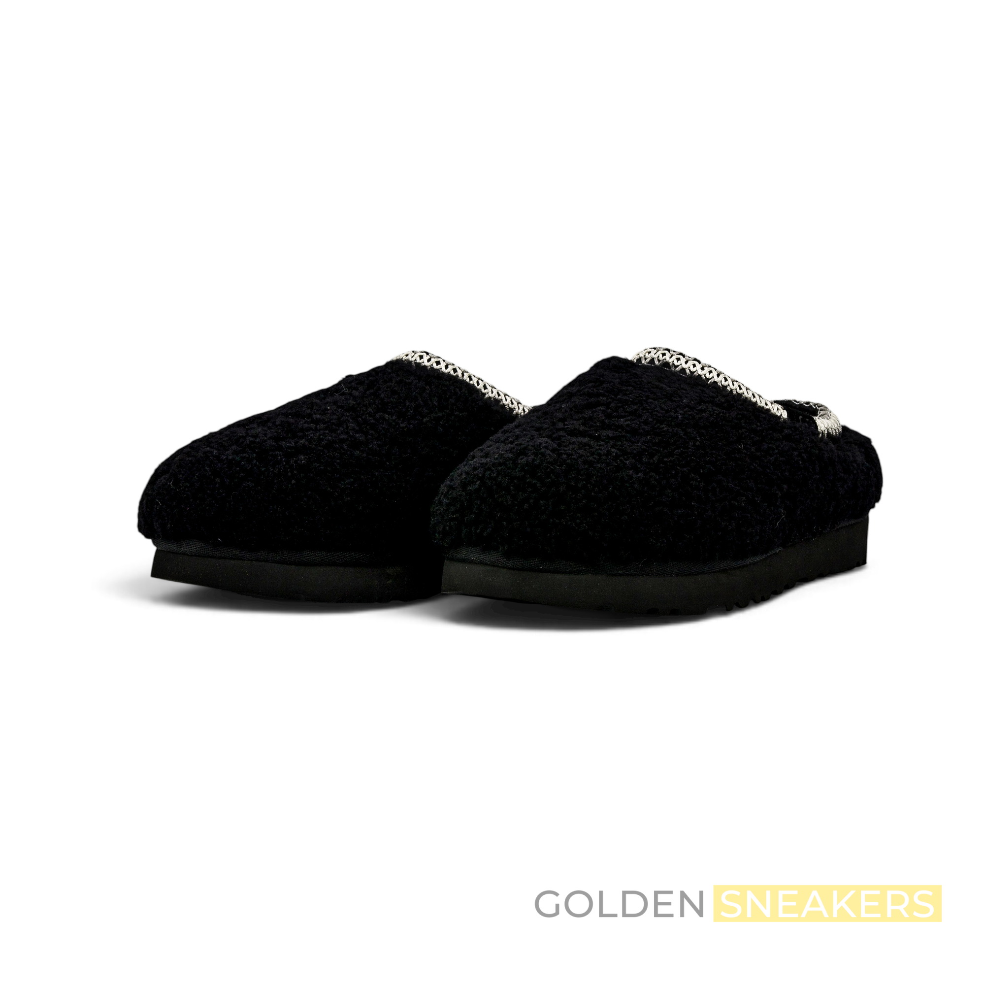 UGG Tasman Maxi Curly Slipper Black (Women's)