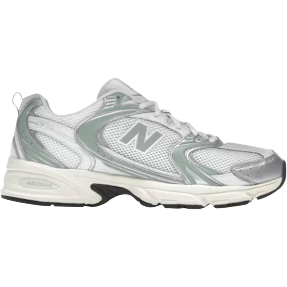 New Balance 530 Silver Metallic Mosaic Green