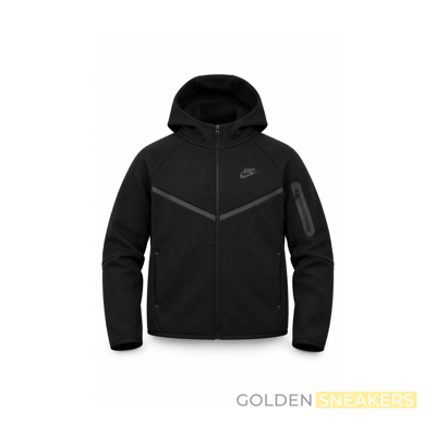 Nike Tech Fleece Zip Hoodie Black (Junior)