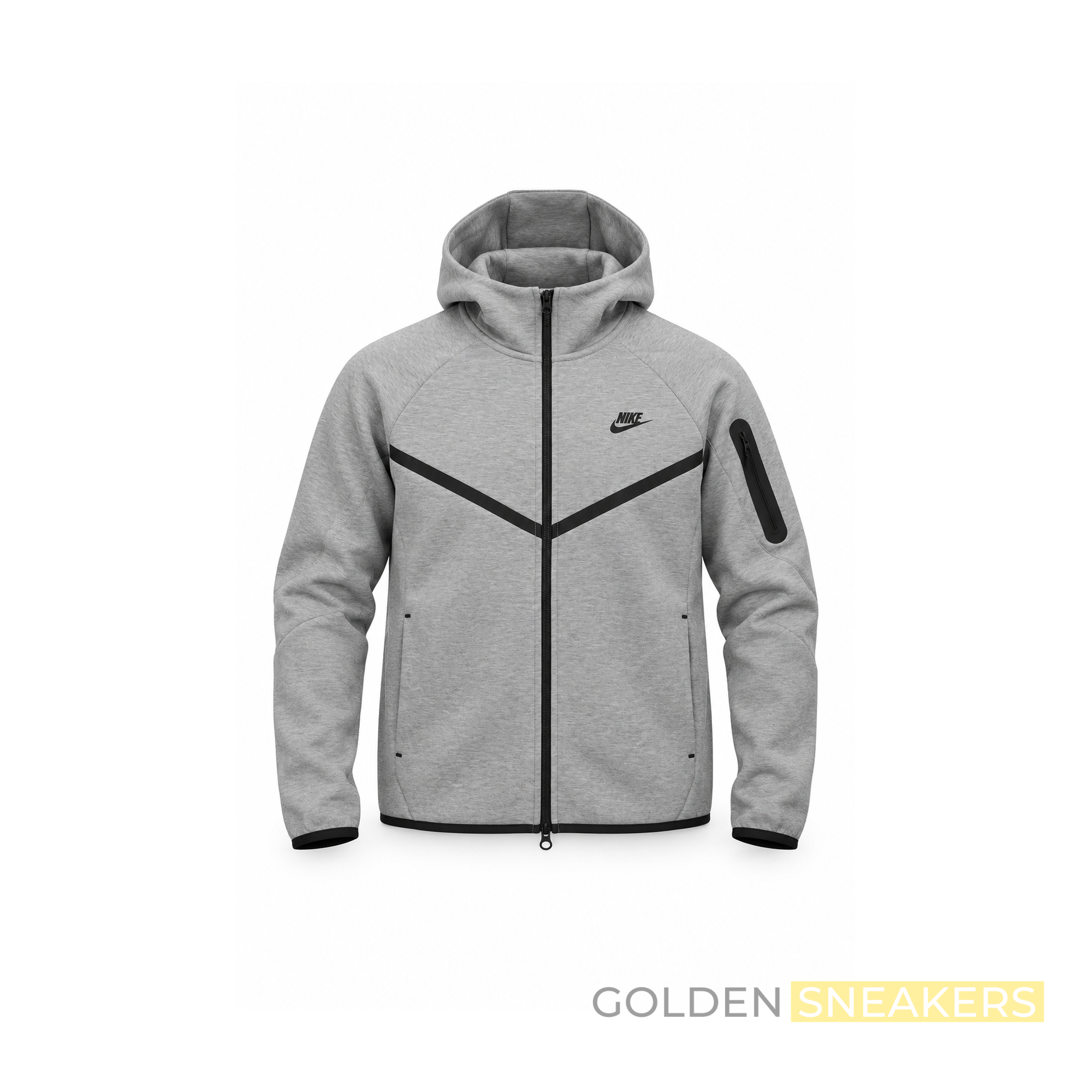 Nike Sportswear Tech Fleece Windrunner Full Zip Hoodie Grey