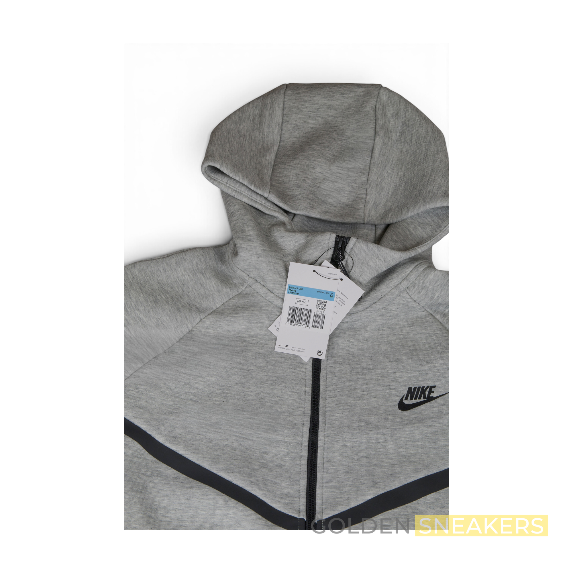 Nike Sportswear Tech Fleece Windrunner Full Zip Hoodie Grey