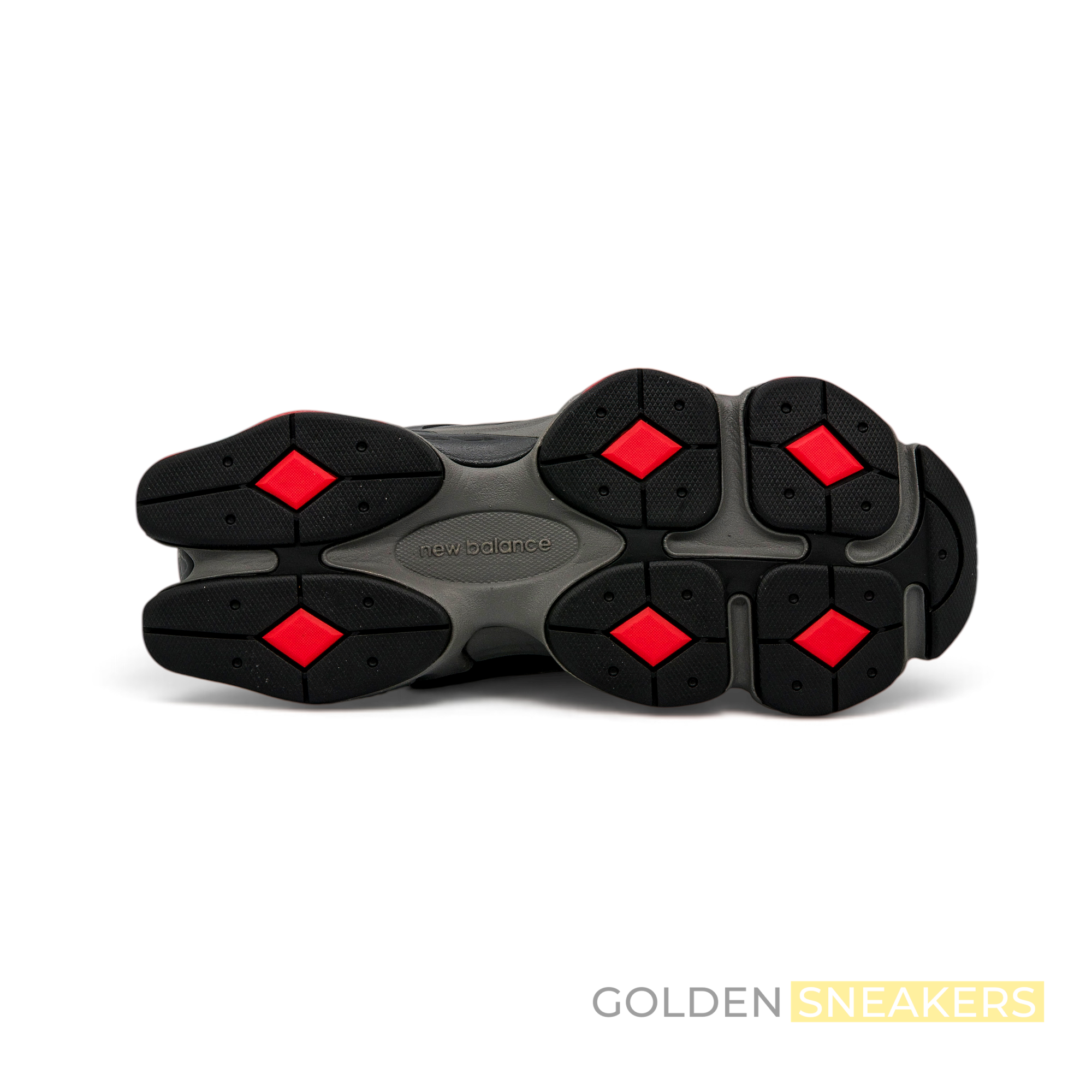 New Balance 9060 Black/Fire Cracker
