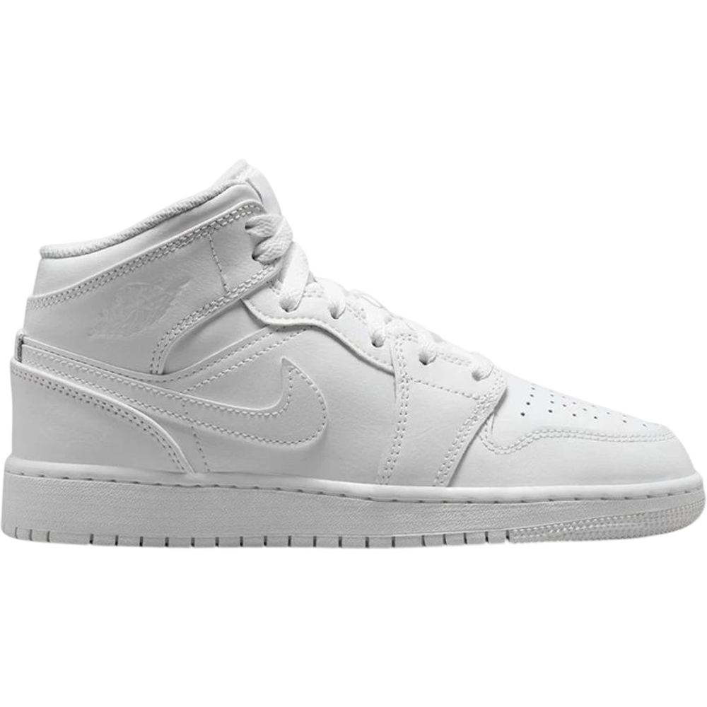 Jordan 1 Mid Triple White (2023)