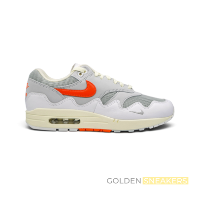 Nike Air Max 1 Patta Waves White Hyper Crimson (with bracelet)