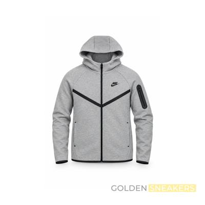 Nike Sportswear Tech Fleece Full-Zip Hoodie Grey (Junior)