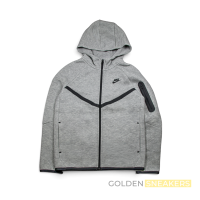 Nike Sportswear Tech Fleece Full-Zip Hoodie Grey (Junior)