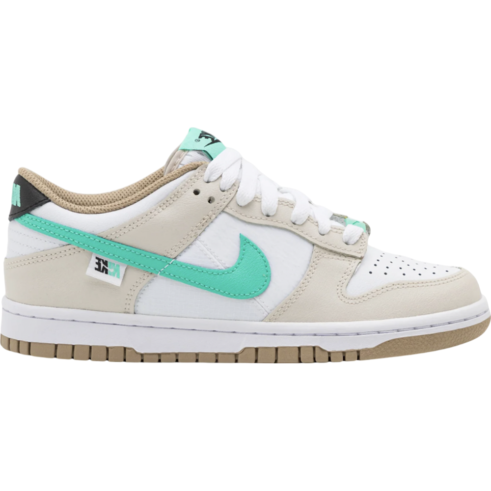 Nike Dunk Low Split Seam White Tan Mint (GS)