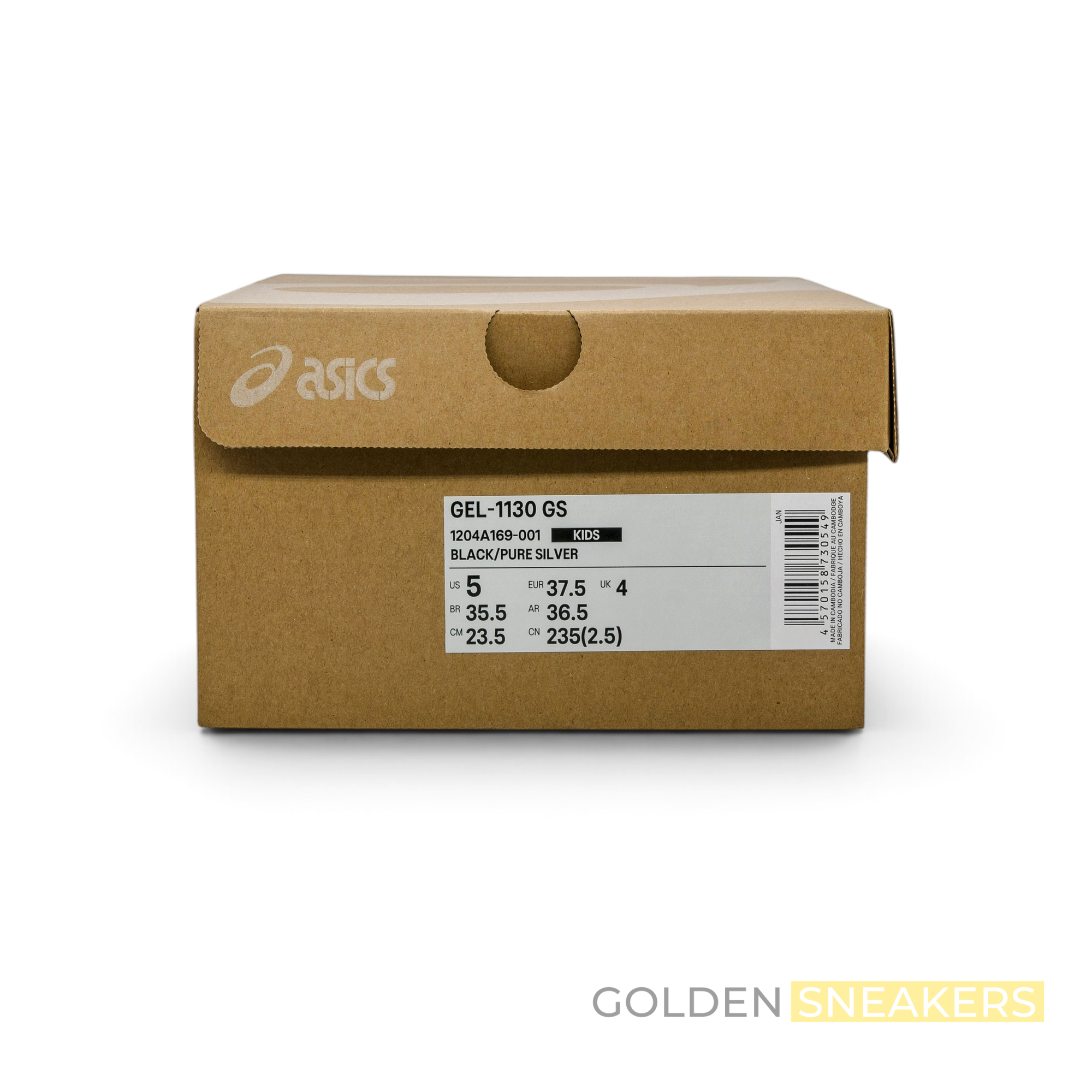 ASICS Gel-1130 Black Pure Silver (GS)