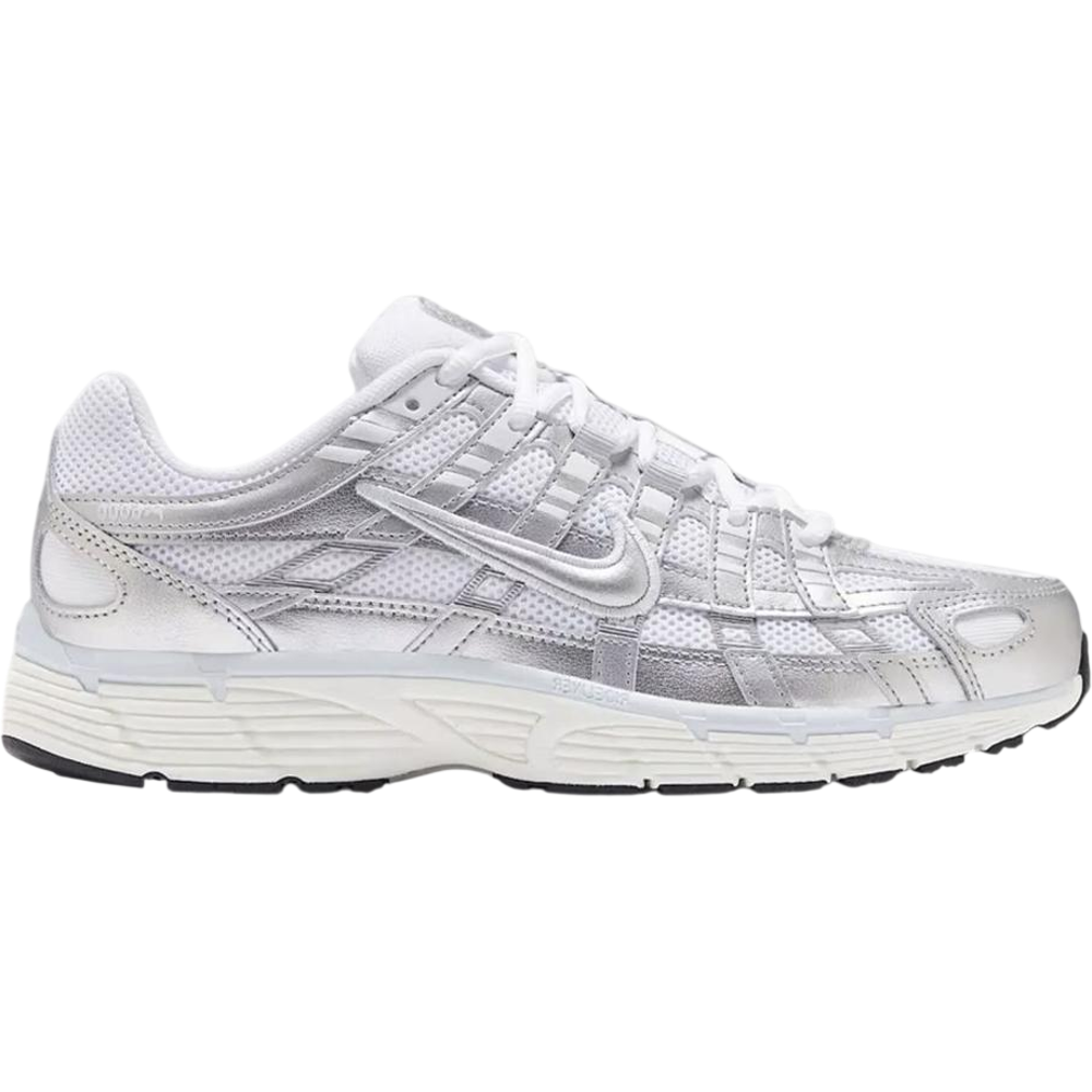 Nike P-6000 White Blue Tint Sail Metallic Silver (Women's)