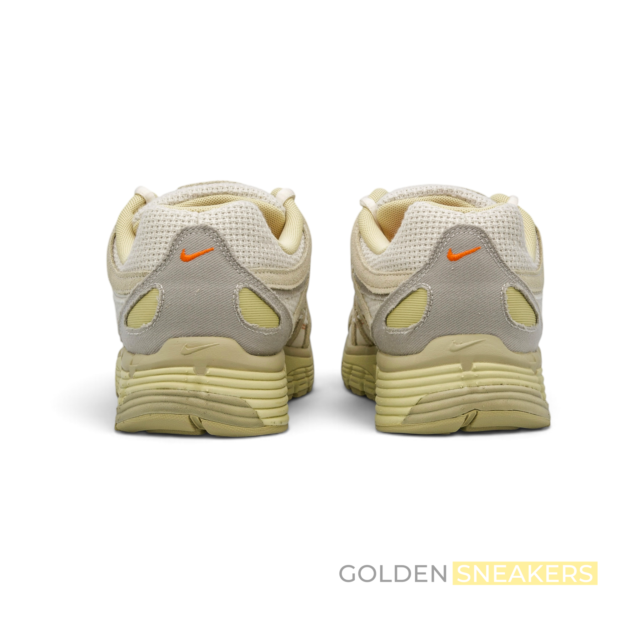 Nike P-6000 College Grey Khaki Safety Orange