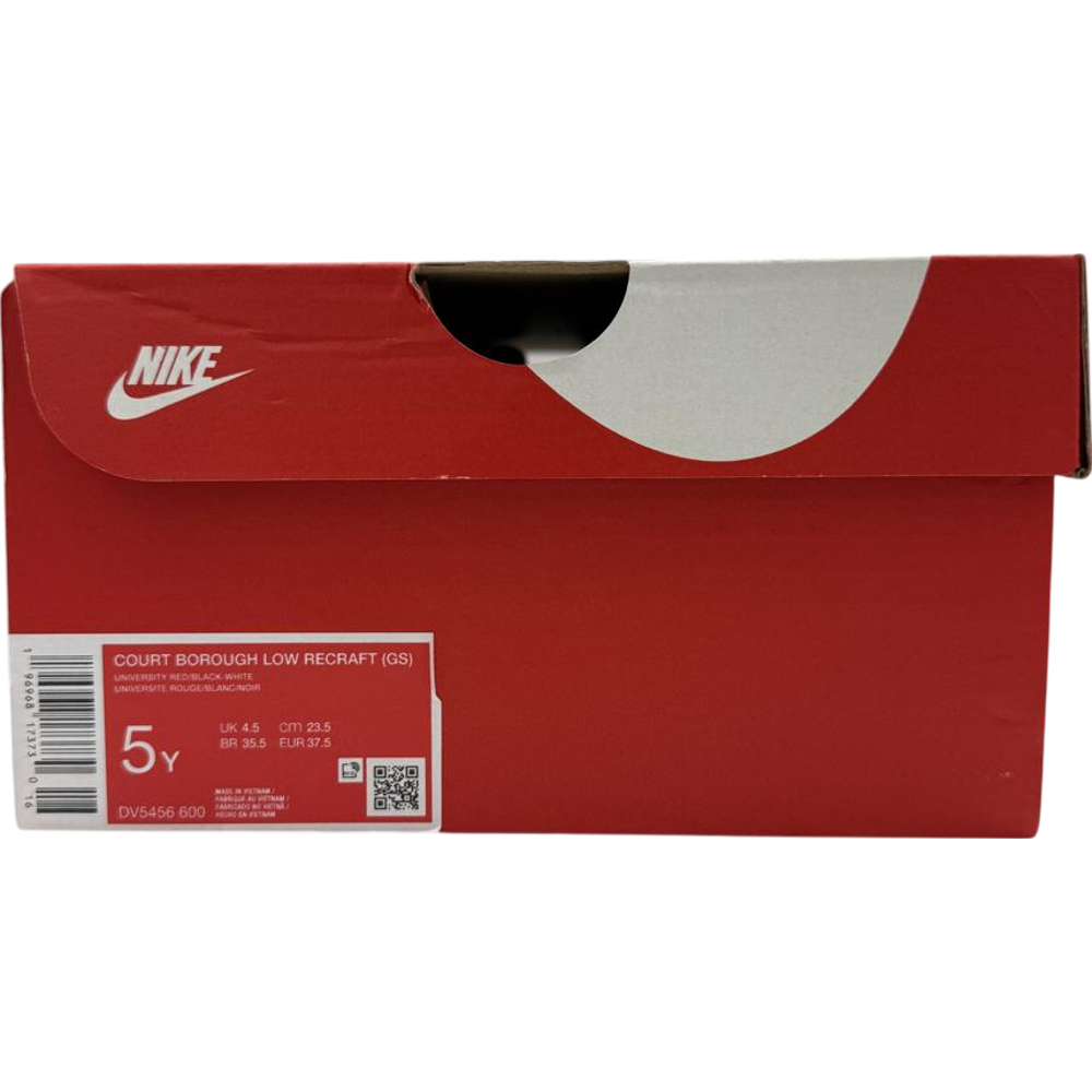 Nike Court Borough Low Recraft - black/red (GS)