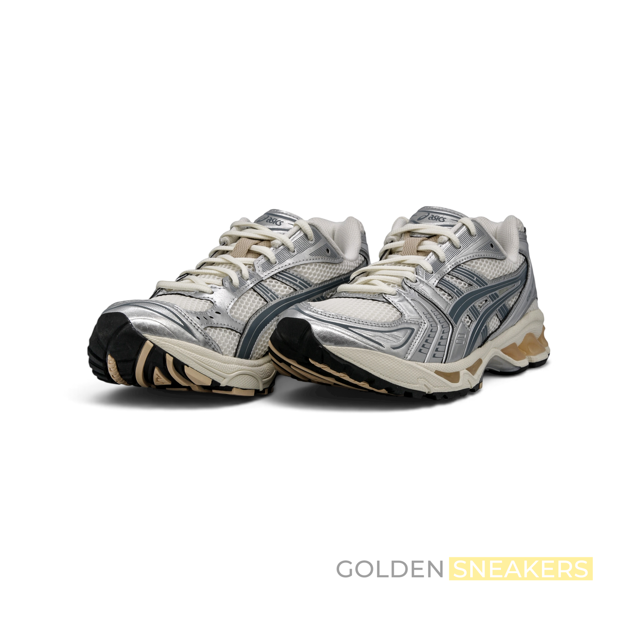 ASICS Gel-Kayano 14 Birch Pure Silver Teal Gold