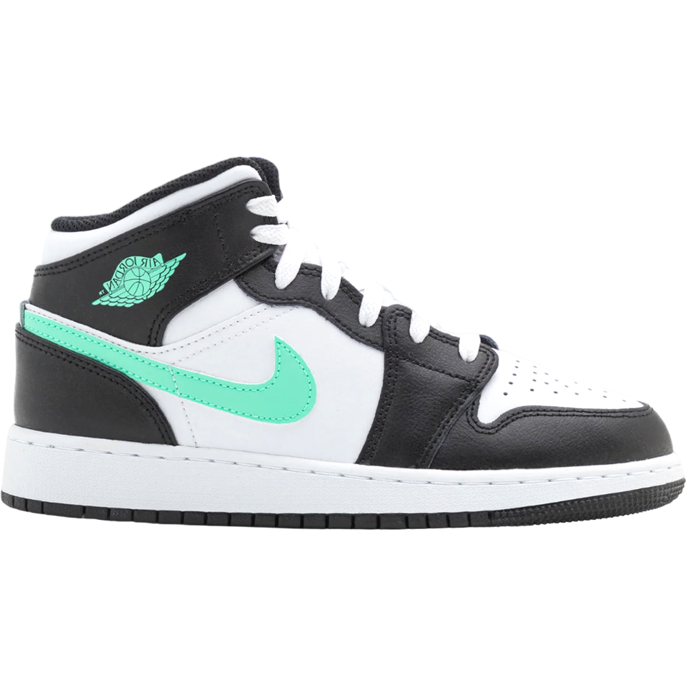 Jordan 1 Mid Green Glow (GS)