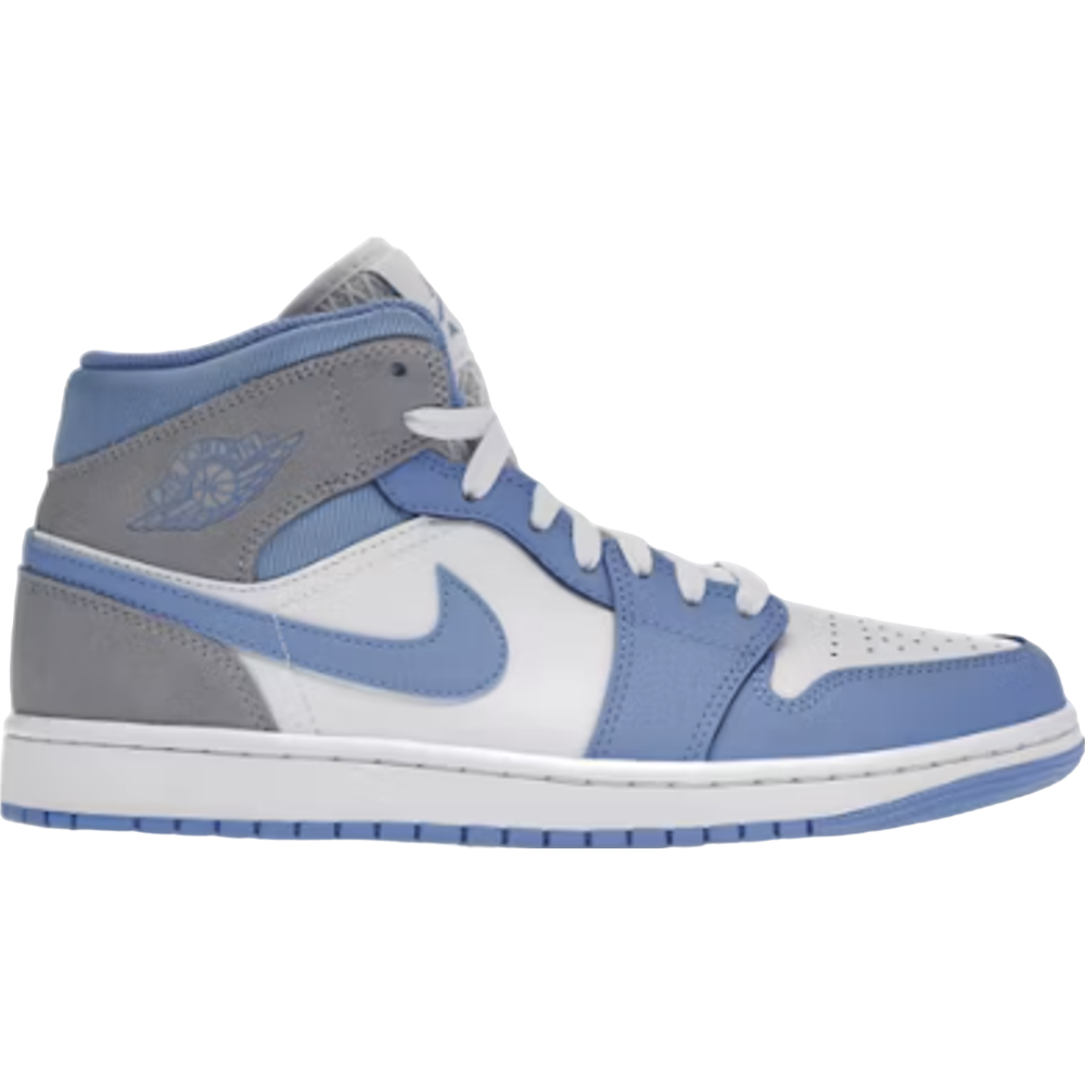 Jordan 1 Mid University Blue Grey