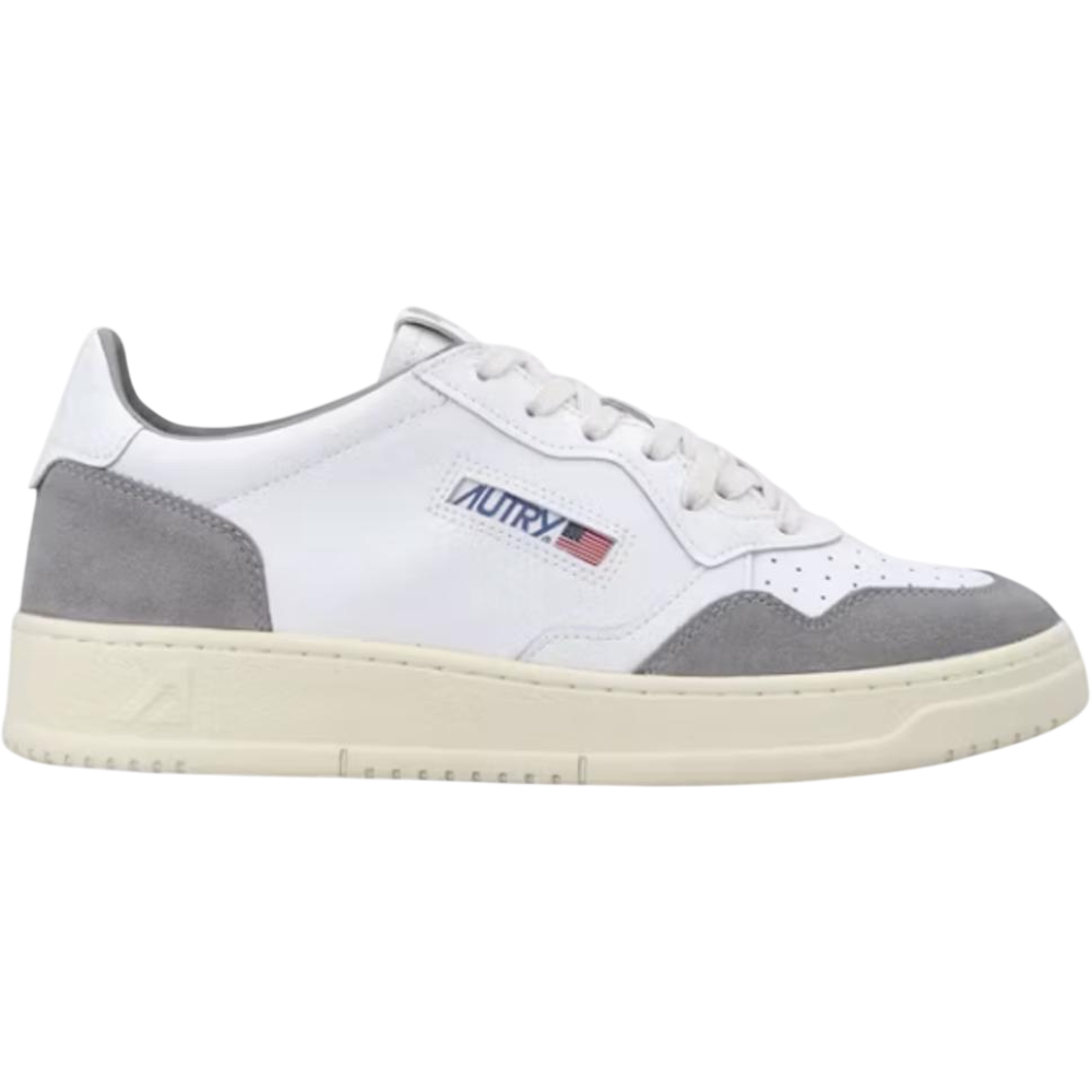Autry Medalist Leather Low White Vapor