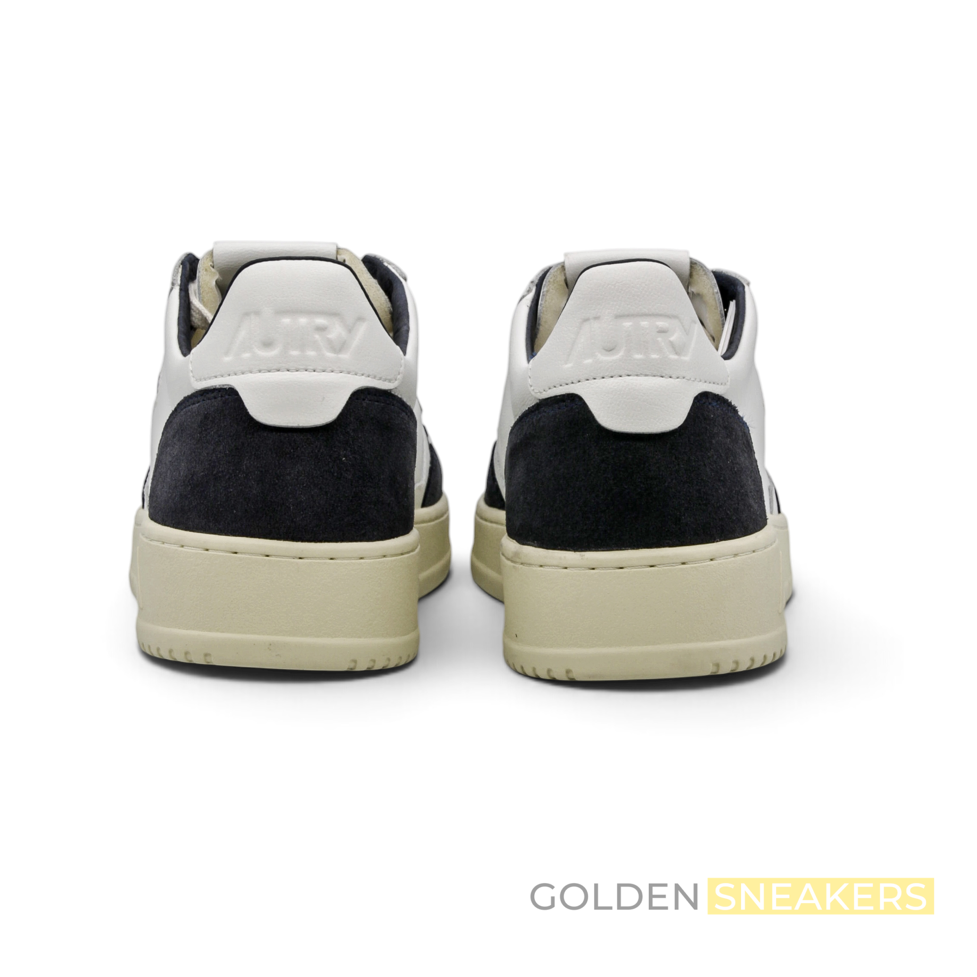 Autry Medalist Low White/Ocean