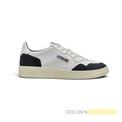 Autry Medalist Low White/Ocean