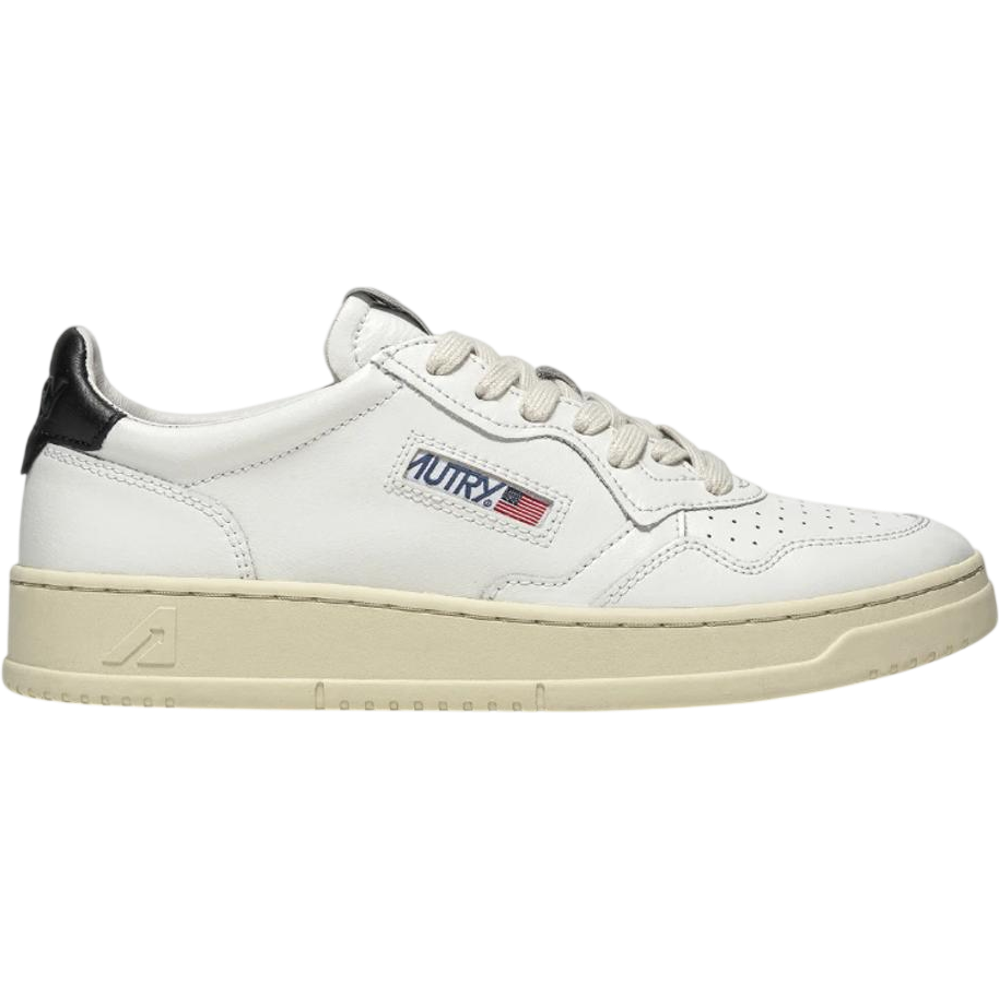 Autry Medalist Low White Black (Women's)