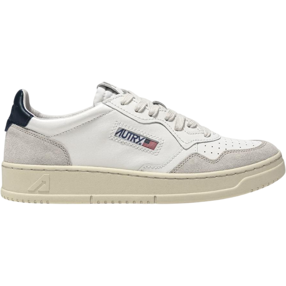 Autry Medalist Low White Blue
