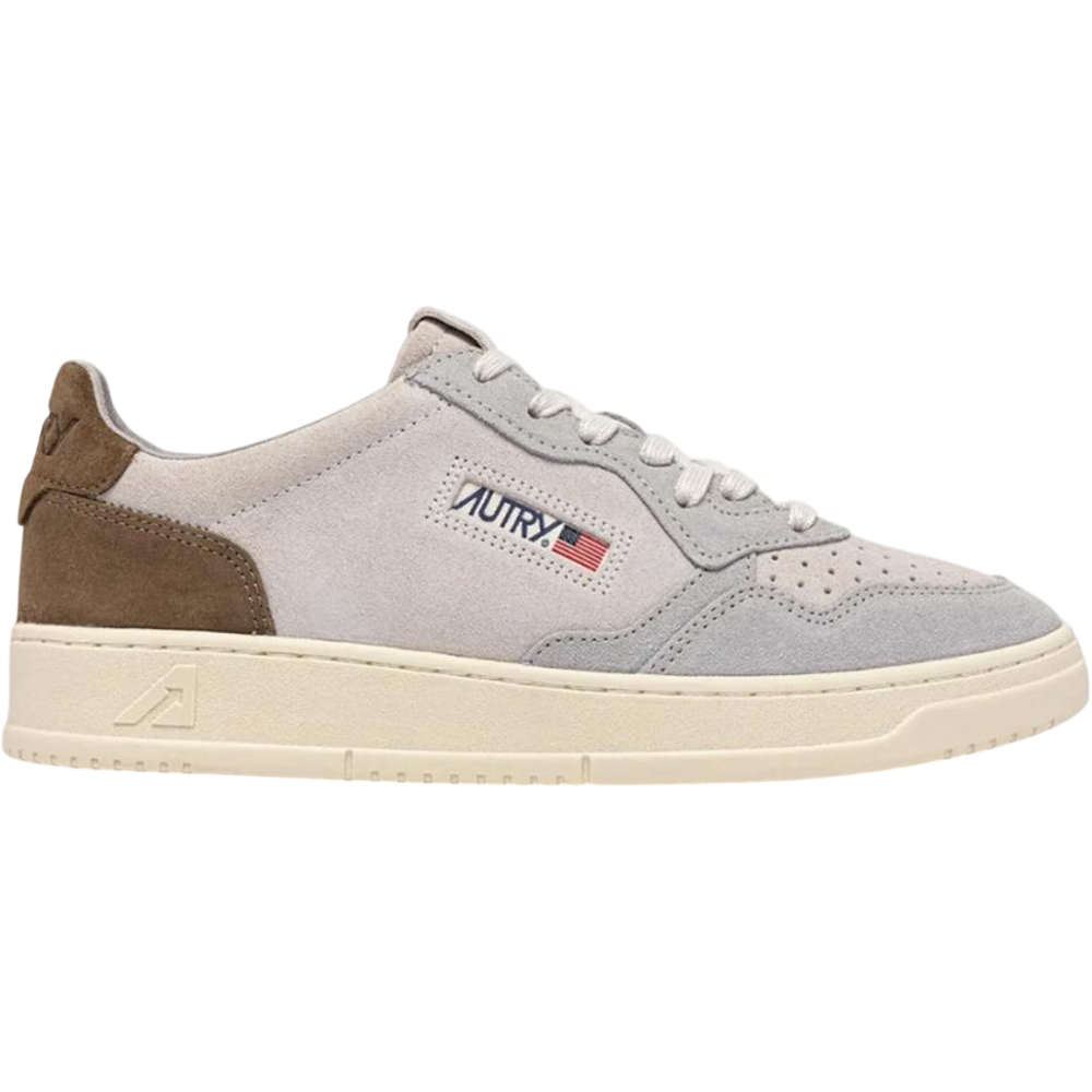 Autry Medalist Low Beige Brown