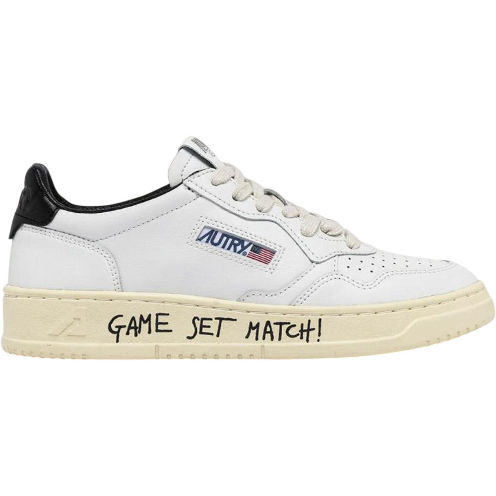 Autry Medalist Low White/Black
