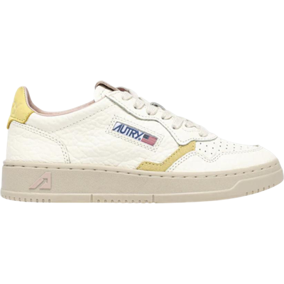 Autry Medalist Low White Lemon Silk (Women's)