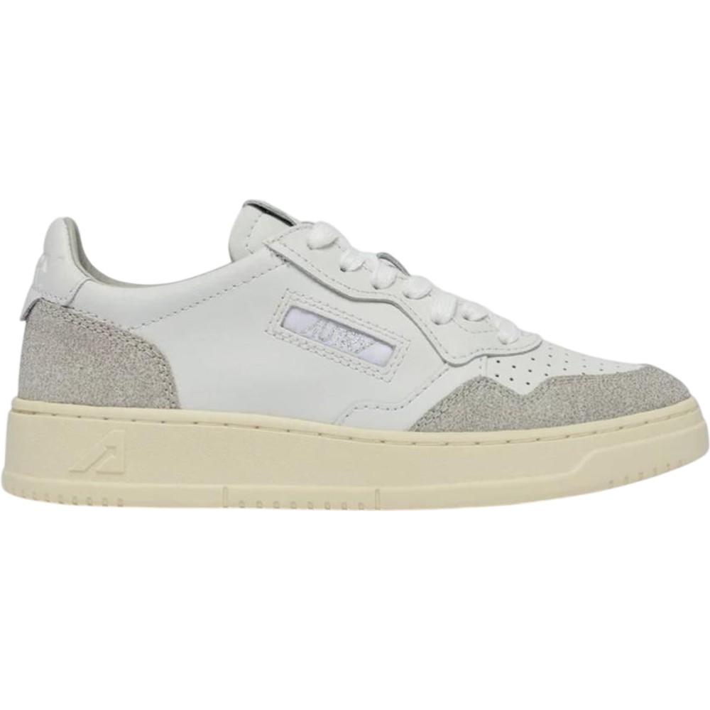 Autry Medalist Low White Glitter (Women's)