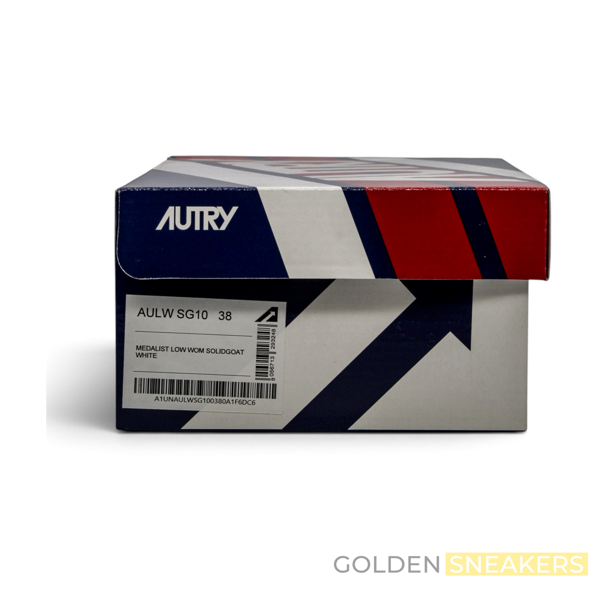 Autry Medalist Low White Super Soft Napa Leather