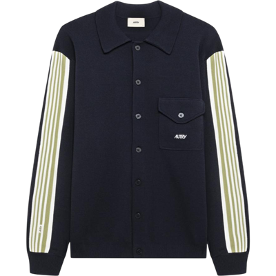 AUTRY KNITTED VISCOSE SHIRT JACKET MAN