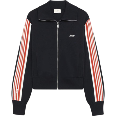 AUTRY KNITTED VISCOSE FULL ZIP JACKET WOMAN