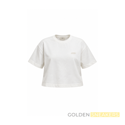 AUTRY TONAL LOGO BOXY TEE WOMAN