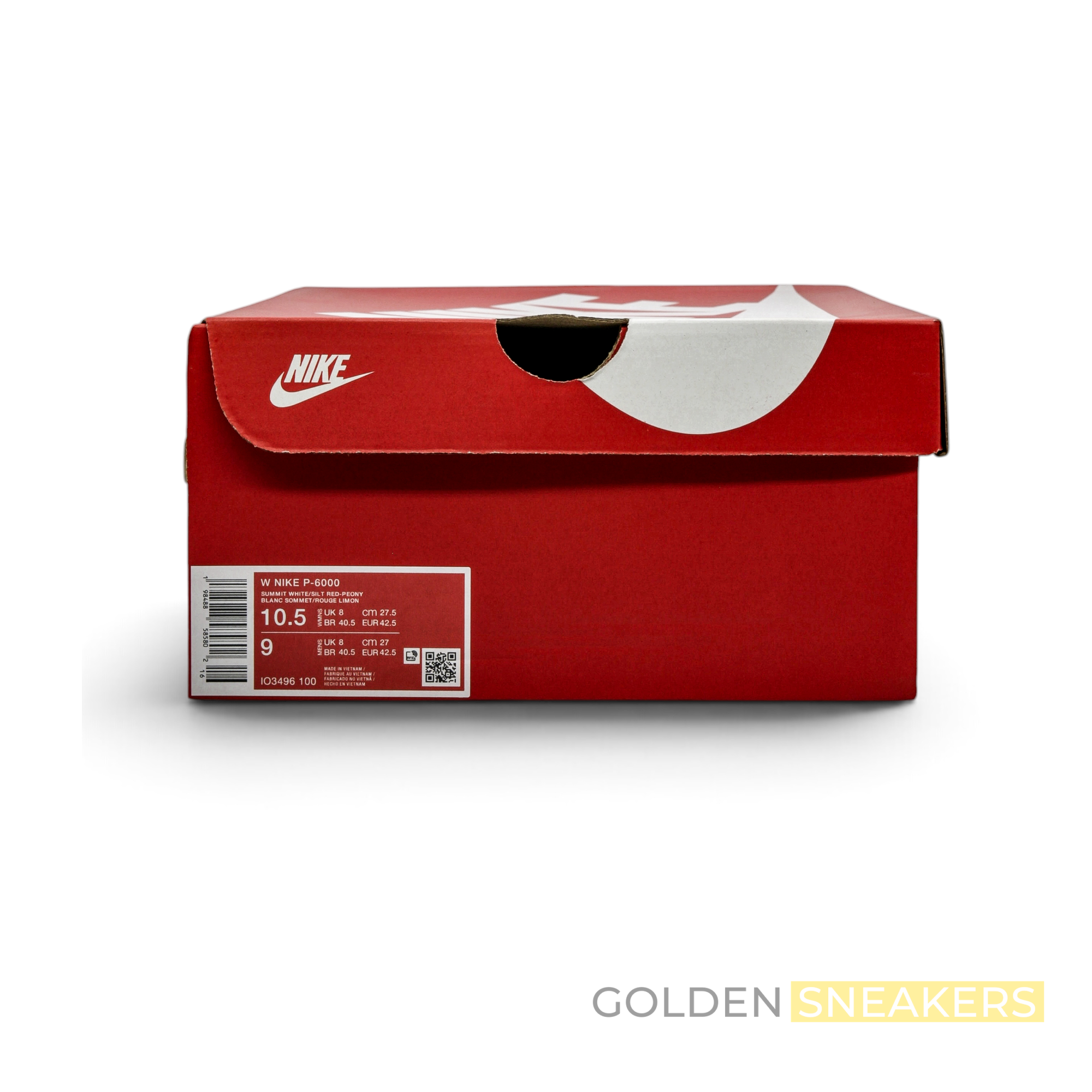Nike P-6000 White Silt Red Peony (Women's)